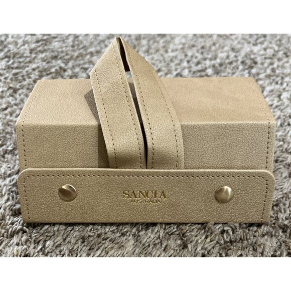 Sancia Australia Sunglasses (3) Case- Faux Leather ~ Microfibre Lining ~ NWT - Picture 7 of 7